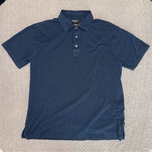 TODD SNYDER Pique Polo Shirt Men’s M Blue Short Sleeve Business Casual